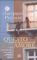 copertina Questo amore : poesie per giovani innamorati