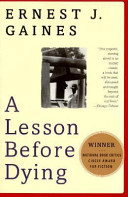 Copertina  A lesson before dying