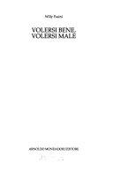 Copertina  Volersi bene volersi male