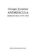 Copertina  Andreacula : Andreotti story 1976-1993