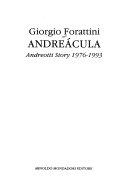 Copertina  Andreacula : Andreotti story 1976-1993