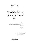 Copertina  Maddalena resta a casa : 1938