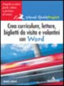 Copertina  Crea curriculum, lettere, biglietti da visita e volantini con Word