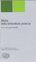 Copertina  Storia della letteratura polacca