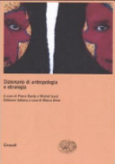 Copertina  Dizionario di antropologia e etnologia
