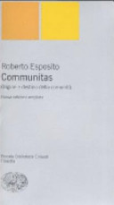 Copertina  Communitas : origine e destino della comunità