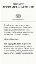 Copertina  Addio mio Novecento