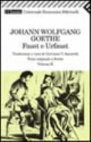 Copertina  Faust e Urfaust
