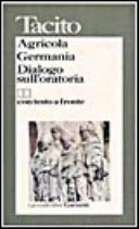 Copertina  Agricola ; Germania ; Dialogo sull'oratoria