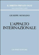 Copertina  L'appalto internazionale