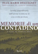 Copertina  Memorie di un contadino