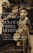 Copertina  L'Olocausto prima di Hitler