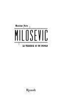 Copertina  Milosevic : la tragedia di un popolo