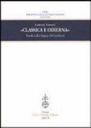 Copertina  \\Classica e odierna\\ : studi sulla lingua di Carducci