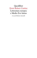 Copertina  Letteratura europea e Medio Evo latino