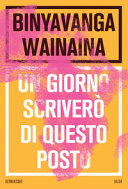 Copertina  Un giorno scriverò di questo posto