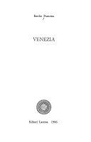Copertina  Venezia