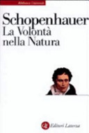 Copertina  La volontà nella natura