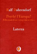 Copertina  Perché l'Europa? : riflessioni di un europeista scettico