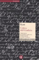 Copertina  Critica del Giudizio