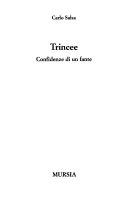 Copertina  Trincee : confidenze di un fante