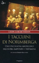 Copertina  I taccuini di Norimberga