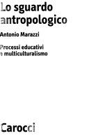 Copertina  Lo sguardo antropologico : processi educativi e multiculturalismo