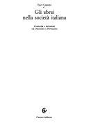Copertina  Gli ebrei nella società italiana : comunità e istituzioni tra Ottocento e Novecento