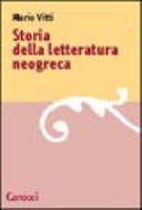 Copertina  Storia della letteratura neogreca