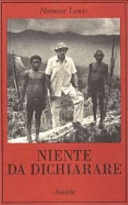 Copertina  Niente da dichiarare