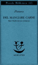 Copertina  Del mangiare carne : trattati sugli animali