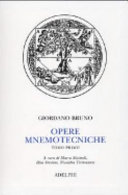 Copertina  Opere mnemotecniche