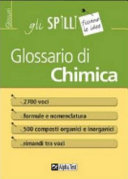 Copertina  Glossario di chimica