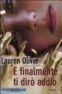 Copertina  E finalmente ti dirò addio