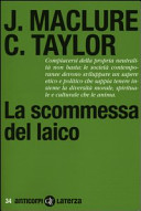 Copertina  La scommessa del laico