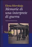 Copertina  Memorie di una interprete di guerra