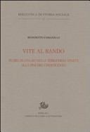 Copertina  Vite al bando : storie di cingari nella Terraferma veneta alla fine del Cinquecento