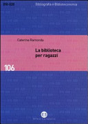 Copertina  La biblioteca per ragazzi