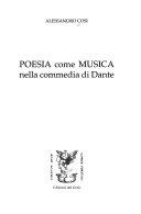 Copertina  Poesia come musica nella commedia di Dante