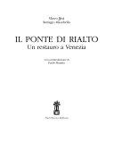 Copertina  Il ponte di Rialto