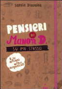 Copertina  Pensieri di Manon D. su me stessa e su alcuni altri argomenti