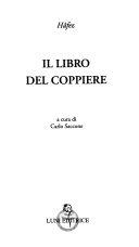 Copertina  Il libro del coppiere