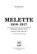 Copertina  Melette, 1916-1917
