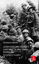Copertina  Con dolore dovetti lasciare la mia cara famiglia : diario di guerra e prigionia