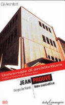 Copertina  Jean Prouvé : idee costruttive