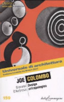 Copertina  Joe Colombo : design antropologico