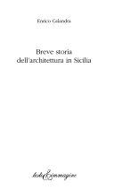 Copertina  Breve storia dell'architettura in Sicilia