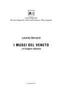 Copertina  I musei del Veneto : un'indagine statistica