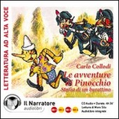 Copertina  Le avventure di Pinocchio [Audiolibro] : storia di un burattino