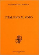 Copertina  L'italiano al voto